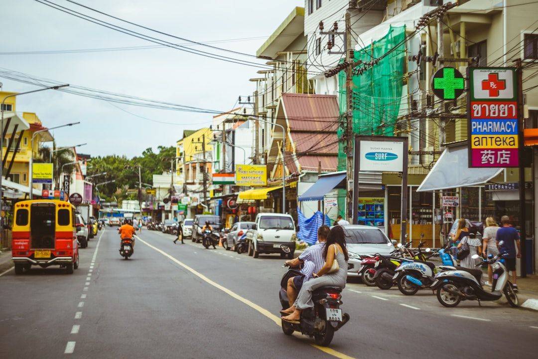 The scooter, which is the whole thing in Phuket