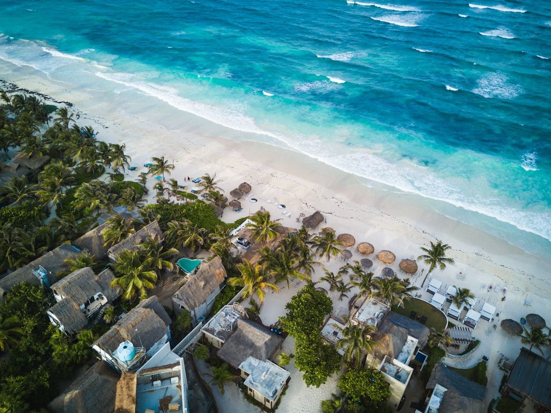 Town or beach road in Tulum